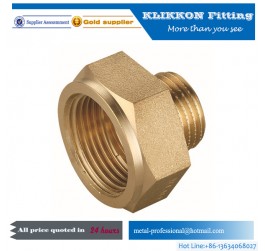 Plated Metric Plumbing Thread  Brass Pipe Fittings