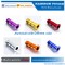  AN4/AN6/AN8/AN10/AN12/AN16 Male Straight Hose Barb Nipple Aluminum Thread Fittings/Adapter Finish Red/Blue   AN4/AN6/AN8/AN10/AN12/AN16 Male Straight Hose Barb Nipple Aluminum Thread Fittings/Adapter Finish Red/Blue