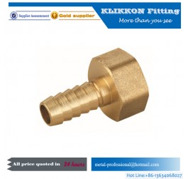 1/2" 3/4" brass nipple pipe fitting hose fittings