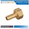 1/2" 3/4" brass nipple pipe fitting hose fittings