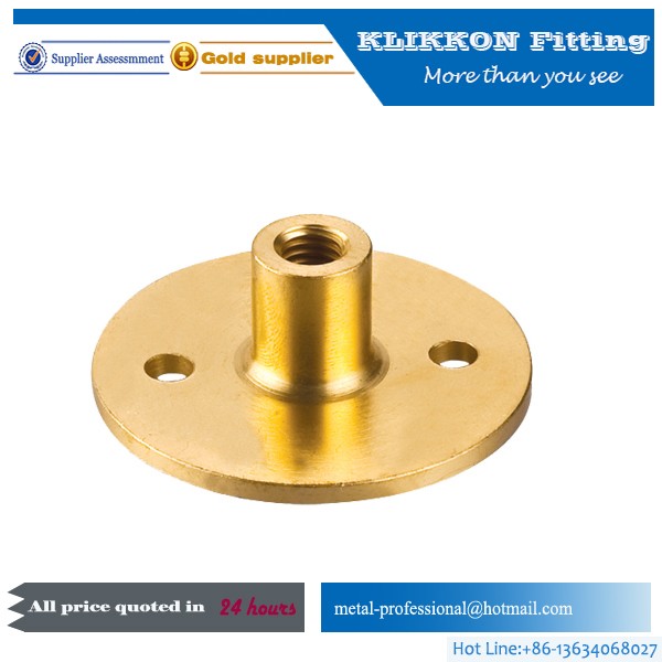 OEM G2 1/2" Flange Brass Fittings for Adapter Solder Connection
