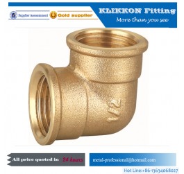 brass compression female elbow 90 degree pipe fitting