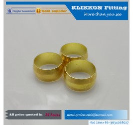 brass double ferrules compression fittings