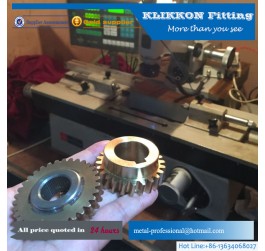 CNC machining precision Worm Gear and shaft  CNC machining precision Worm Gear and shaft