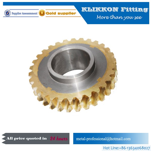 Customized high precision brass/copper worm gear & worm wheel Customized high precision brass/copper worm gear & worm wheel