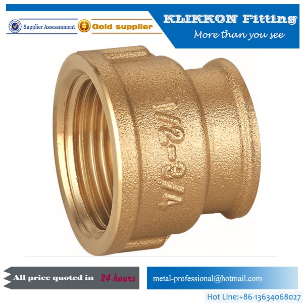 Brass Male Press Pipe Fitting Coupling Brass Male Press Pipe Fitting Coupling