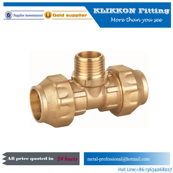 cheap copper sanitary female nipple brass compression fitting