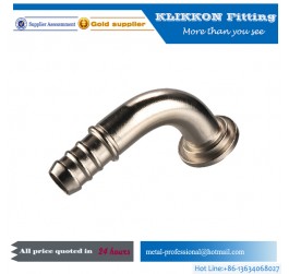 China DZR Brass barb elbow fitting