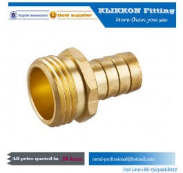 China Brass male hose barb fittings  China Brass male hose barb fittings