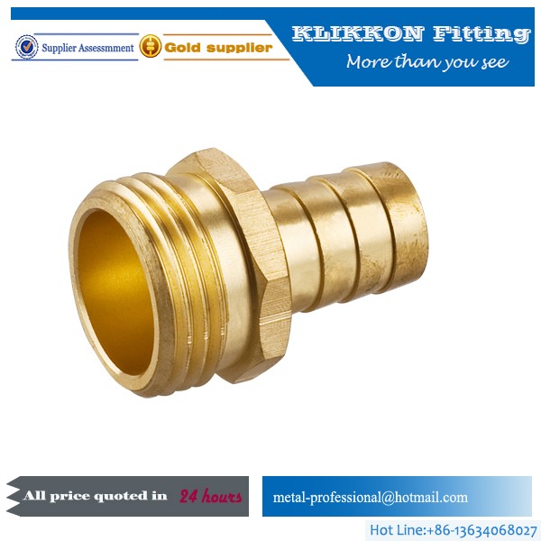 China Brass male hose barb fittings China Brass male hose barb fittings