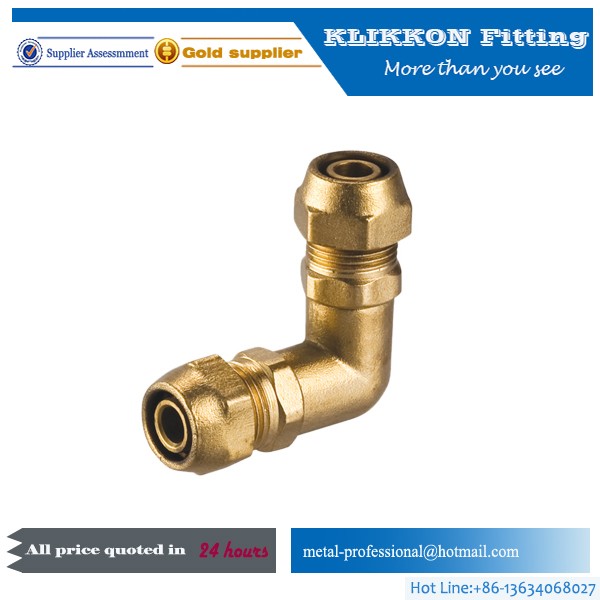 Lead free brass inverted flare fittings