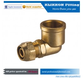 Dot plastic push to elbow connect air brake fittings
