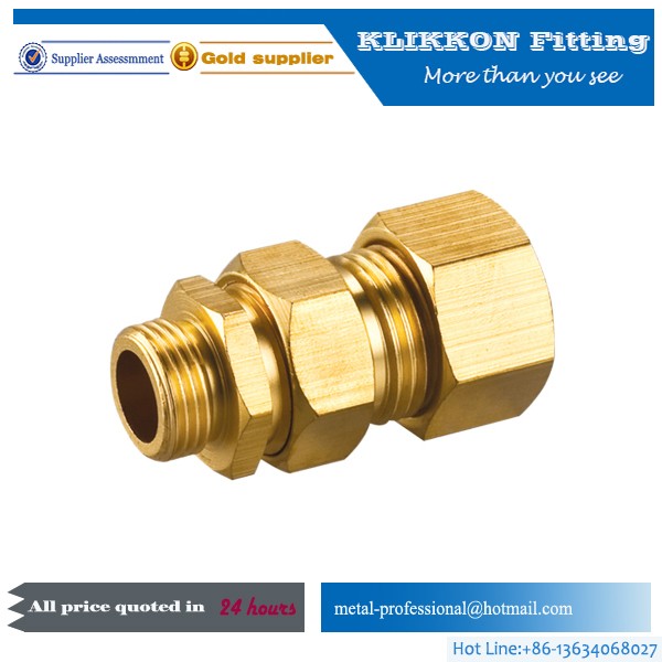 3/16 3/8" x 3/4" x 1/4" nptf male ss threaded compression fittings