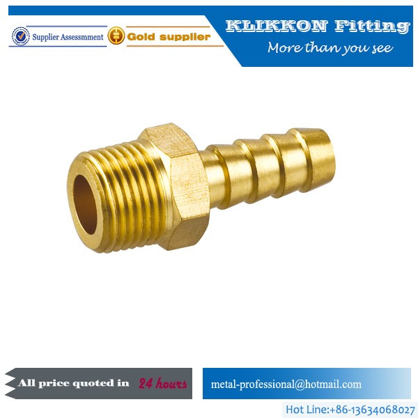 China Brass male female hose barb fitting China Brass male female hose barb fitting