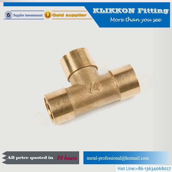 Hot Selling 1/2 inch Male Threaded Brass Tee Fittings Hot Selling 1/2 inch Male Threaded Brass Tee Fittings