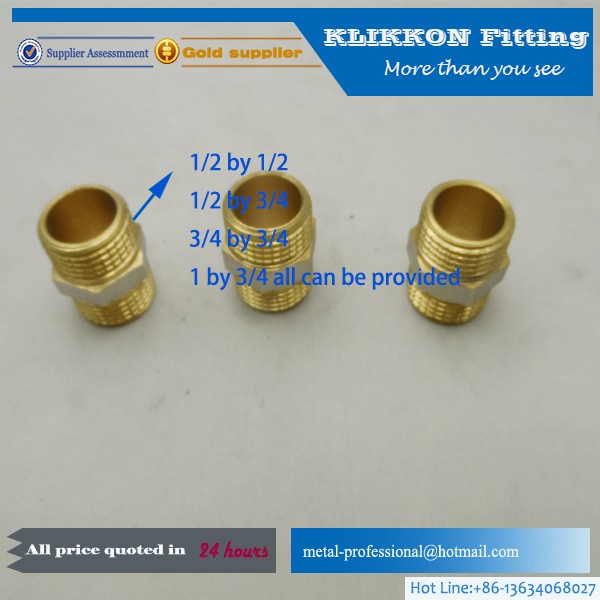 Customized Fabrication brass fuel line fittings