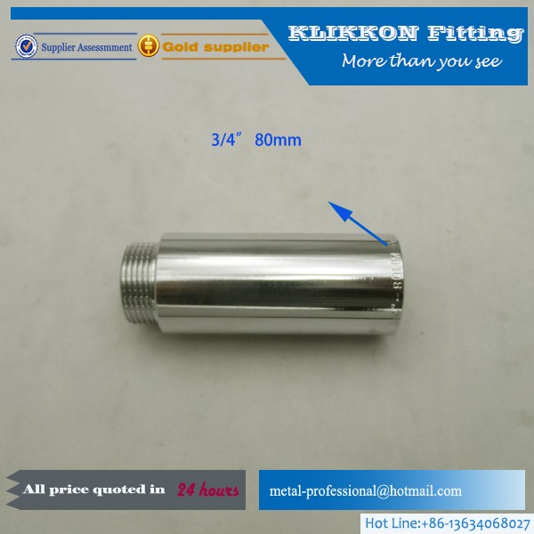 3 inch Pipe Cap/Brass Fitting Push in Adapters