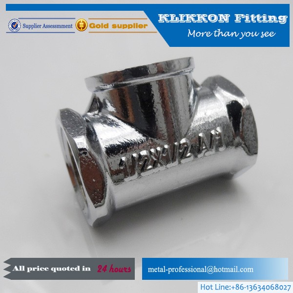 Chrome Plated Brass Pipe Fittings