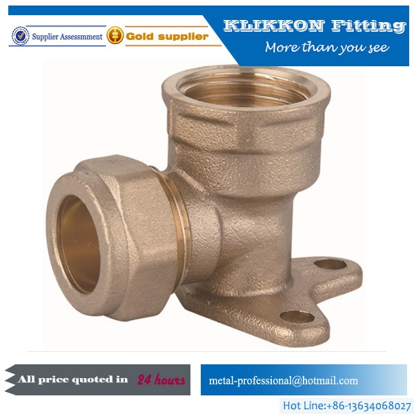 1/2 Inch Lead Free Brass Threaded Pex Coupler Pipe Fittings