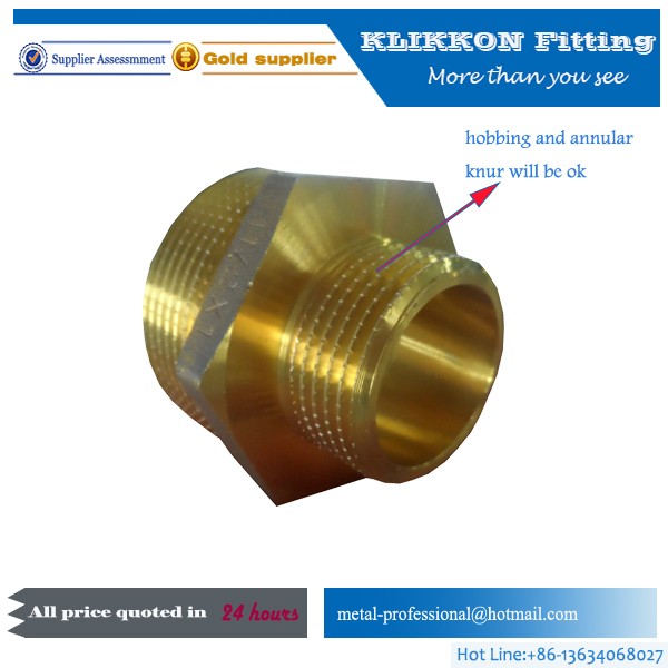 pneumatic brass bushing 1/8 female&1/4 male thread reducer pneumatic brass bushing 1/8 female&1/4 male thread reducer