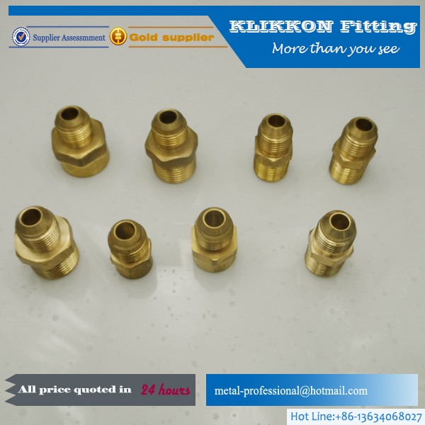 Brass Nut thread inverted flare fitting