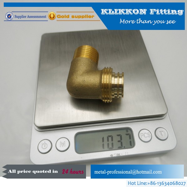 1/4" Hose x 1/8 NPT Elbow Brass Barbed Fitting 1/4" Hose x 1/8 NPT Elbow Brass Barbed Fitting