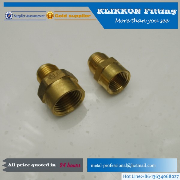 NPT Female Coupling Brass hydraulic hose pipe fittings