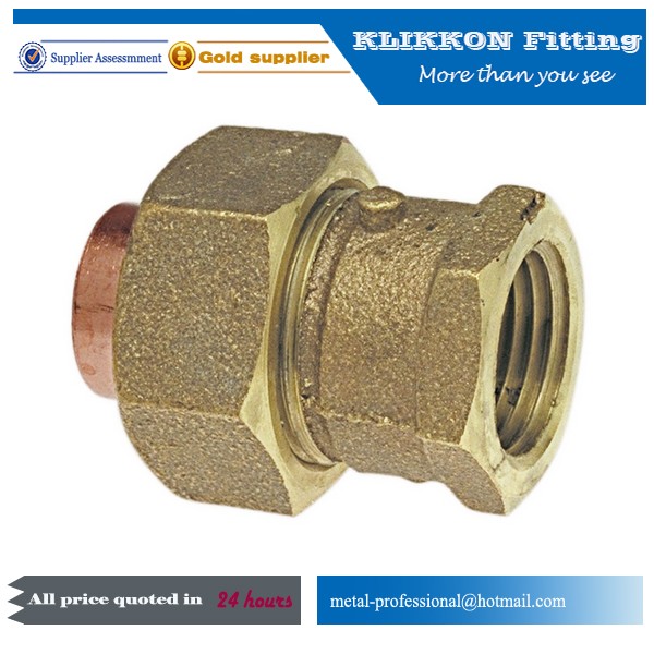 Small Miniature Red Brass Tee Water Pipe Fittings