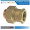 Small Miniature Red Brass Tee Water Pipe Fittings