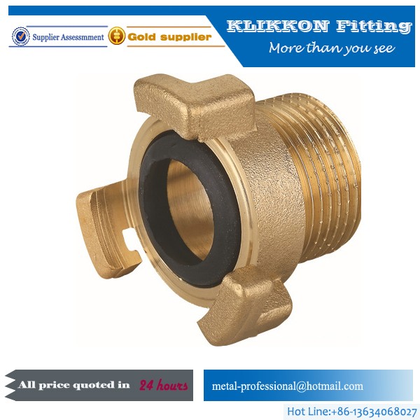 Lead free brass hose fitting pipe tee with sleeve three way PEX