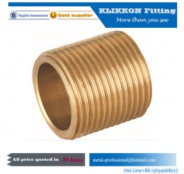 Lead Free Forging Brass Hose Nipple Barb Connector Fitting  Lead Free Forging Brass Hose Nipple Barb Connector Fitting