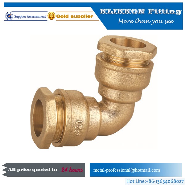 Brass pipe fitting for plumbing system