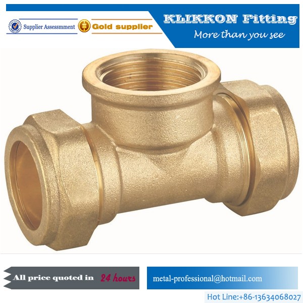 China threaded brass pipe fittings