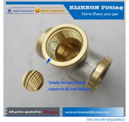 Custom Made 1/2 3/8 inch female threaded brass pipe fittings