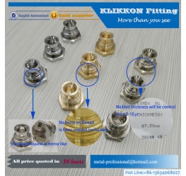 cnc brass pipe fitting shark bite fitting brass push-fit tee