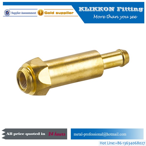 oem cnc sanitary parts Lead Free PEX 1/2 Inch Brass Straight Coupling Crimp Fitting