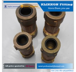 Brass Flexible Hose Connector, 1/2 In, Push Fit