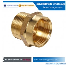 Right Pneumatic Straight Brass Nickel Fitting.PC Brass Metal Joint