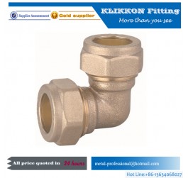 brass 90 degree elbow fittings for tool turned parts