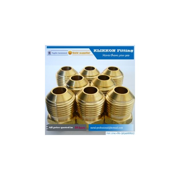 3/4 JIC Male/Male Brass Hose Fittings 3/4 JIC Male/Male Brass Hose Fittings