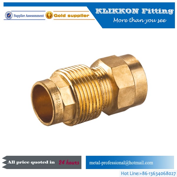 Press Fitting - Brass Fitting - Plumbing Fitting (Female Tee)  Press Fitting - Brass Fitting - Plumbing Fitting (Female Tee)