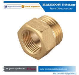 Metal brass nickel plated female thread pneumatic fitting
