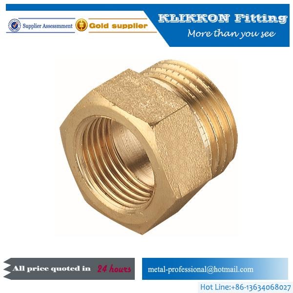 Metal brass nickel plated female thread pneumatic fitting  Metal brass nickel plated female thread pneumatic fitting