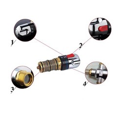 Hot brass expansion temperature controlthermostatic valve
