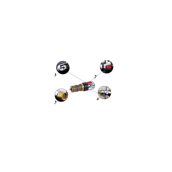 Hot brass expansion temperature controlthermostatic valve Hot brass expansion temperature controlthermostatic valve