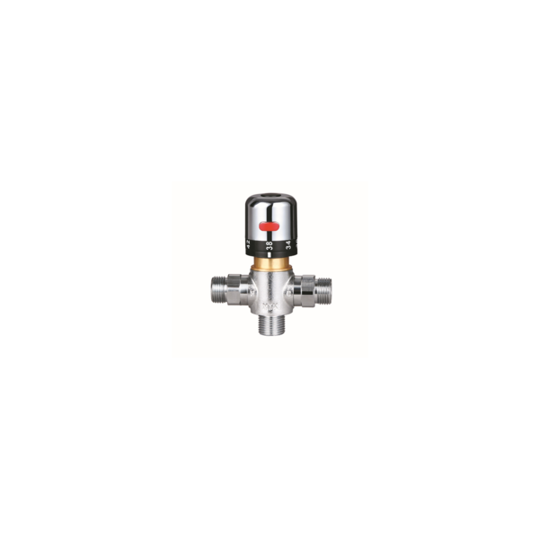 1/4 female threads Nickle plated temperature control brass valve 1/4 female threads Nickle plated temperature control brass valve