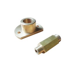 cnc machining 2 station brass pneumatic manifold  cnc machining 2 station brass pneumatic manifold
