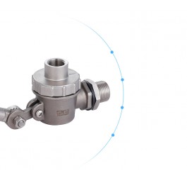 flange connection bronze float ball valve with handle