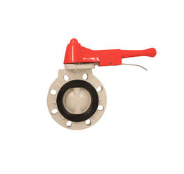 Single Axis Ductile Iron butterfly Valve without pin