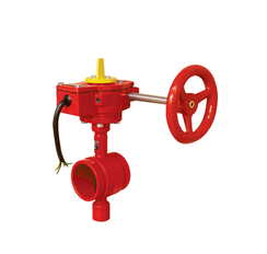 Worm-Gear Cast Iron Double Flanged butterfly Valve  Worm-Gear Cast Iron Double Flanged butterfly Valve